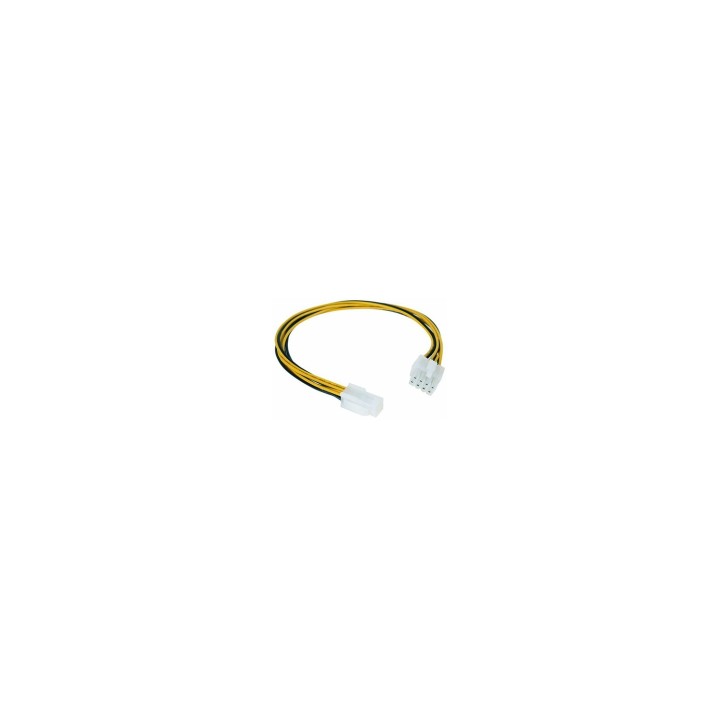 Nanocable 10.19.1401 Cable de Alimentación Duplicador  CPU 4 Pines Hembra a 4+4 Pines Macho 15cm