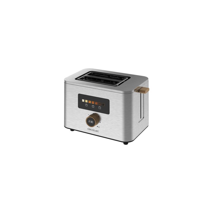 Cecotec 04843 tostadora 7 2 rebanada(s) 950 W Acero inoxidable