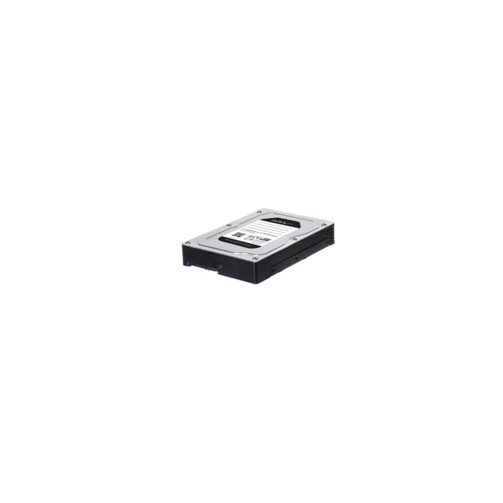StarTech.com Panel bahÍ­a disco duro 3.5P Panel de instalación Negro, Plata