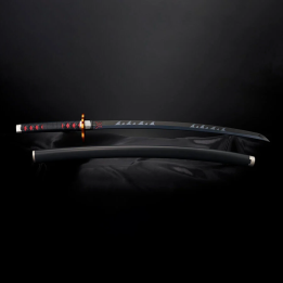 Replica Nichirin Sword Tanjiro Kamado Kyojuro Rengokus Sword Guard Demon Slayer Kimetsu no Yaiba 88cm