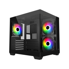 FSP S140-BA Carcasa Mini Tower mITX, mATX Negro ARGB