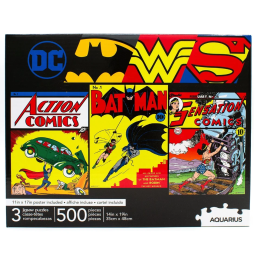 Set 3 Puzzles DC Comics 500pzs