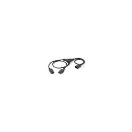 Equip 112210 cable de alimentación Negro 1,6 m C14 acoplador Acoplador C13 2 x
