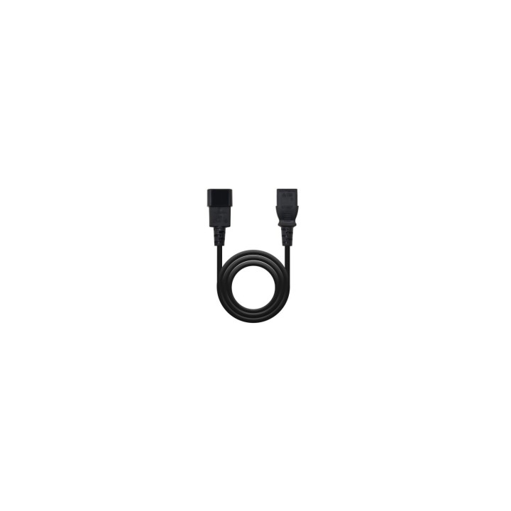 Nanocable 10.22.0203 Cable alimentación CPU, C13/H-C14/M, negro, 3.0m
