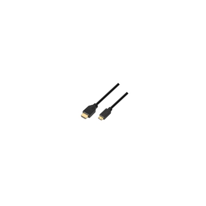 CABLE AISENS HDMI MACHO A MINI HDMI MACHO ALTA VELOCIDAD CON ETHERNET 3M NEGRO A119-0115