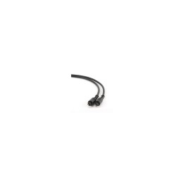 CABLE AUDIO OPTICO GEMBIRD TOSLINK A TOSLINK 1 METRO NEGRO CC-OPT-1M