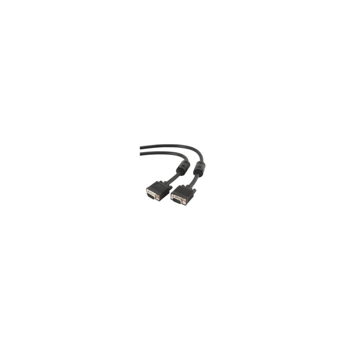 CABLE GEMBIRD CONMUTADOR VGA MACHO A VGA MACHO 5M NEGRO CC-PPVGA-5M-B