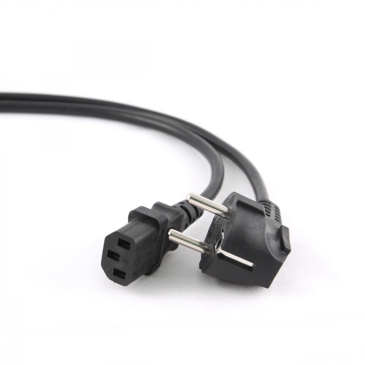 Gembird PC-186-VDE-3M power cord with VDE approval 3 meter Negro