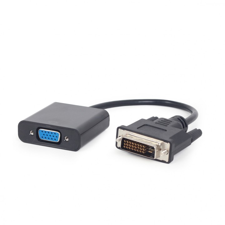 ADAPTADOR GEMBIRD DVI-D 24+1 MACHO A VGA SUB-D HEMBRA NEGRO A-DVID-VGAF-01
