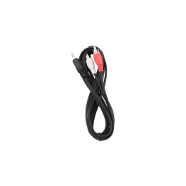 CABLE AUDIO ESTEREO JACK 3.5MM MACHO A RCA MACHO 1.5METROS CCA-458