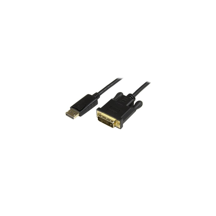 StarTech.com Cable 91cm Adaptador de VÍ­deo DisplayPort a DVI - Conversor DP pasivo negro