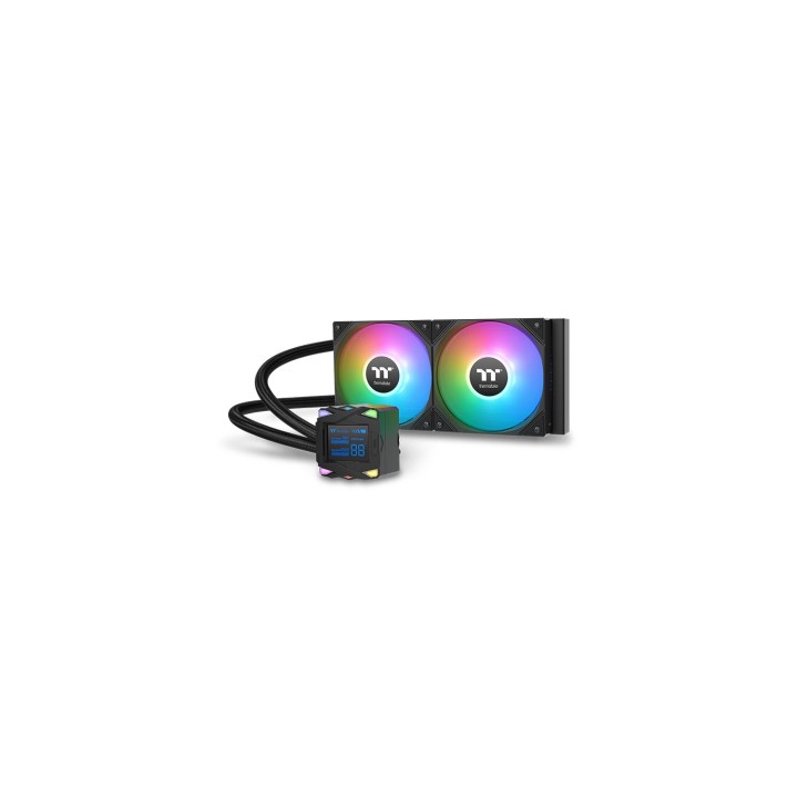 Thermaltake LA240-S ARGB Placa base Kit de refrigeración líquida 12 cm Negro 1 pieza(s)