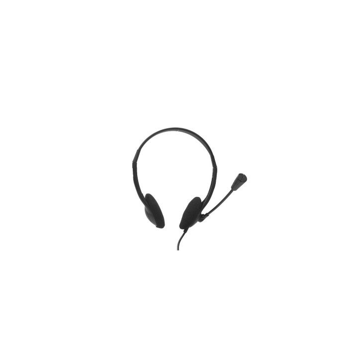 Nilox NXAU0000002 auricular y casco Auriculares Alámbrico Diadema Oficina/Centro de llamadas USB tipo A Negro
