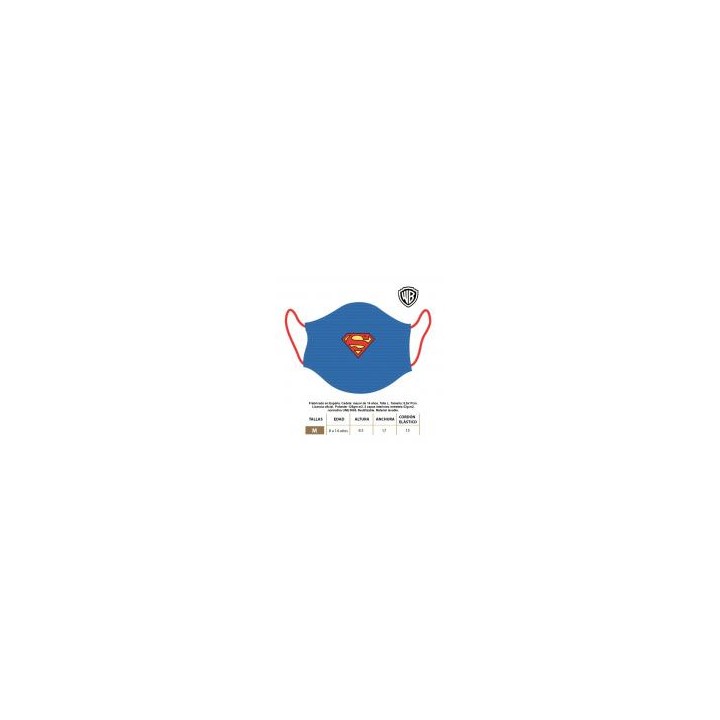 Mascarilla Logo Superman Cadete M