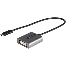 StarTech.com Adaptador USB C a DVI - Conversor Tipo Llavero USB Tipo C a DVI-D 1920x1200p - Convertidor USBC a Pantalla DVI -