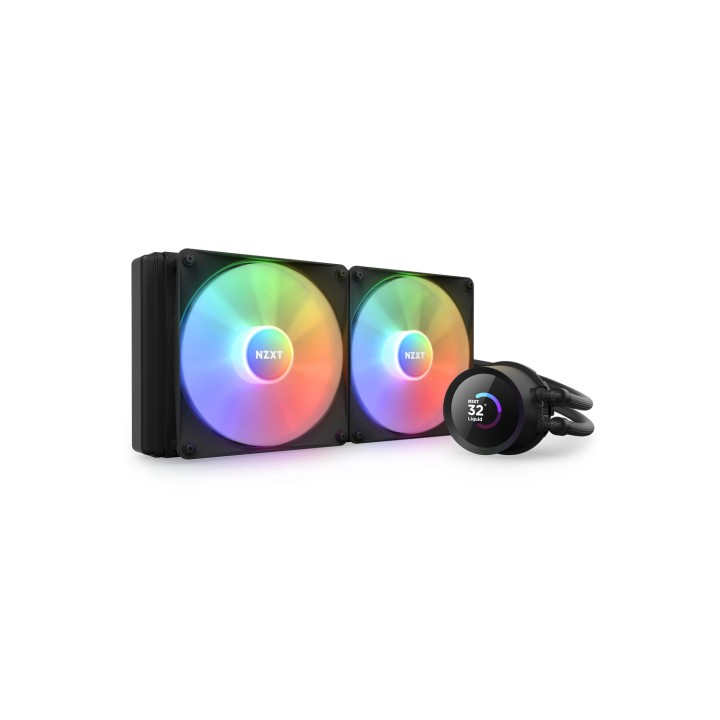 NZXT Kraken 280 RGB Procesador Sistema de refrigeración lÍ­quida todo en uno 14 cm Negro 1 pieza(s)