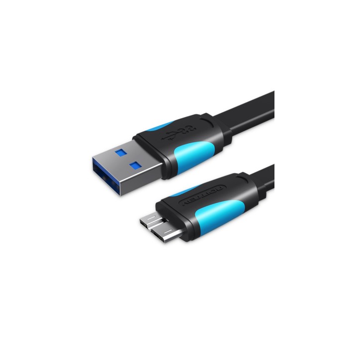 Vention Cable USB 3.0 VAS-A12-B050/ MicroUSB Macho - USB Macho/ 50cm/ Azul y Negro