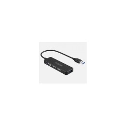 Approx APPC47 Adaptador USB Hub 3 puertos USB 2.0 + 1puerto USB 3.0