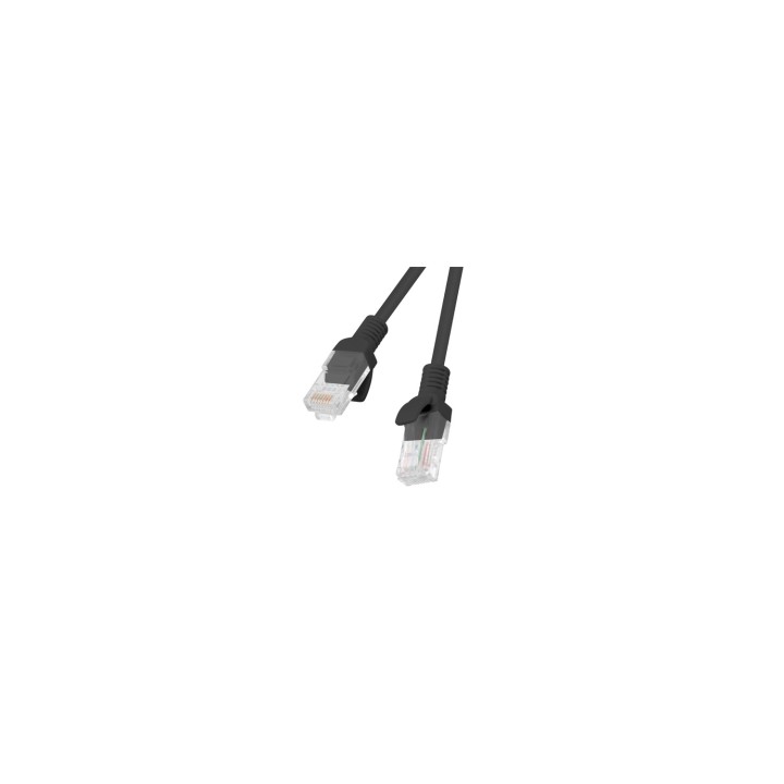 Lanberg PCU6-10CC-0025-BK Latiguillo de red rj45 Cat6 U/UTP 0.25m negro