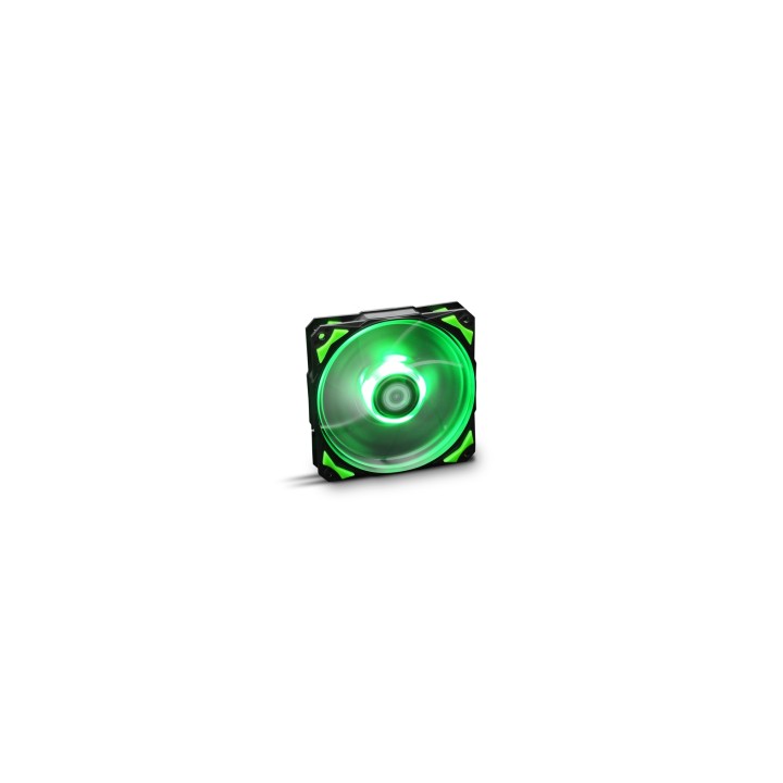 VENTILADOR CAJA NOX HUMMER H-FAN 120 LED VERDE NXHUMMERF120LG