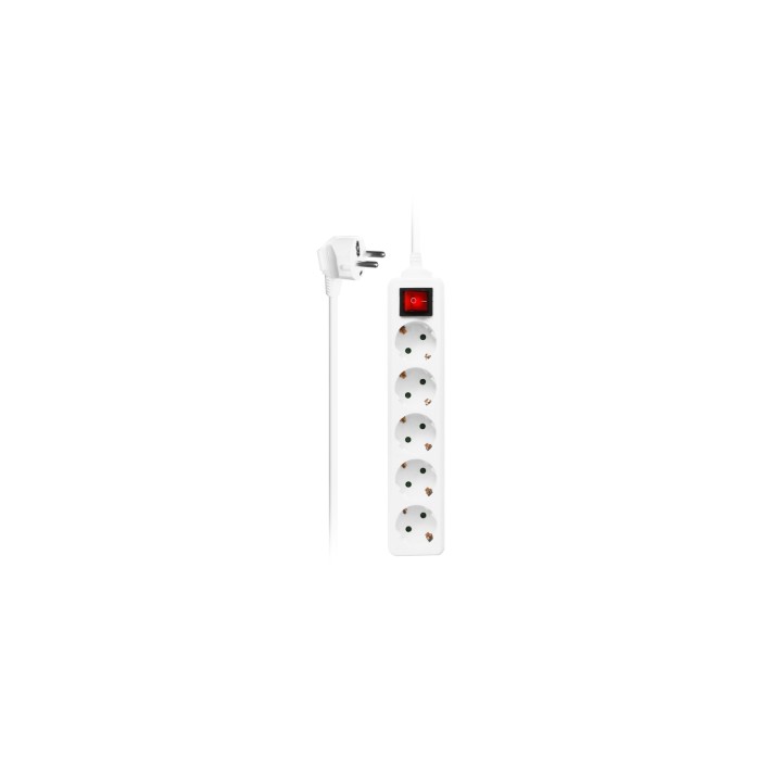 REGLETA EWENT 5 TOMAS CON INTERRUPTOR EW3916