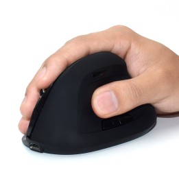 RATON EWENT INALAMBRICO Y ERGONOMICO EW3158  5 BOTONES 1600DPI