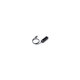 REGLETA EQUIP 3 TOMAS SCHUKO 1.1MT NEGRO 333280