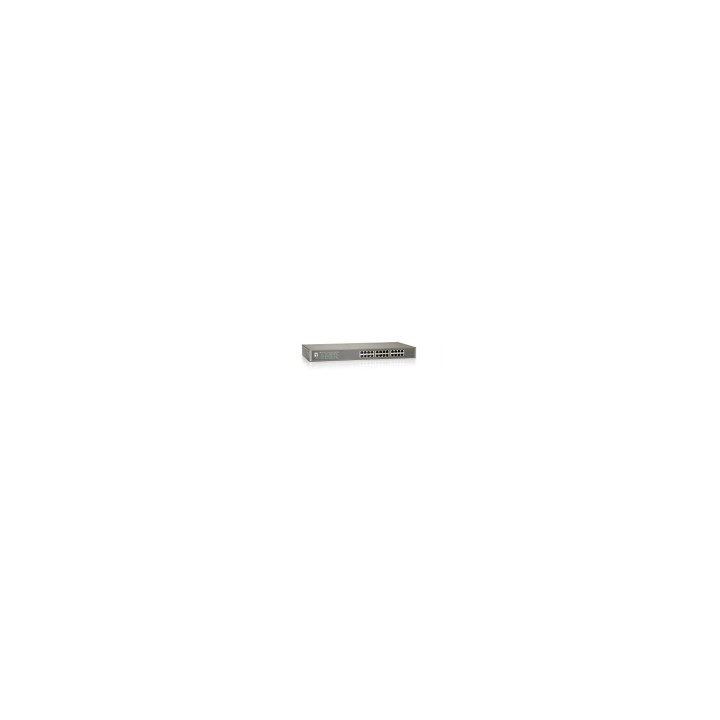 SWITCH LEVEL ONE 24 PUERTOS 10/100 NEGRO FSW-2450