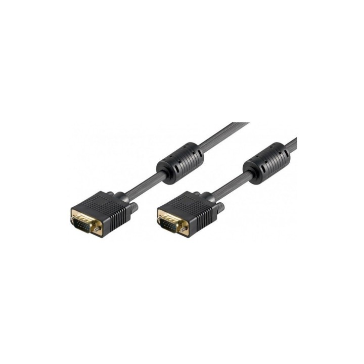 Powergreen Cable VGA Monitor Macho-Macho Fertita 5  Metros