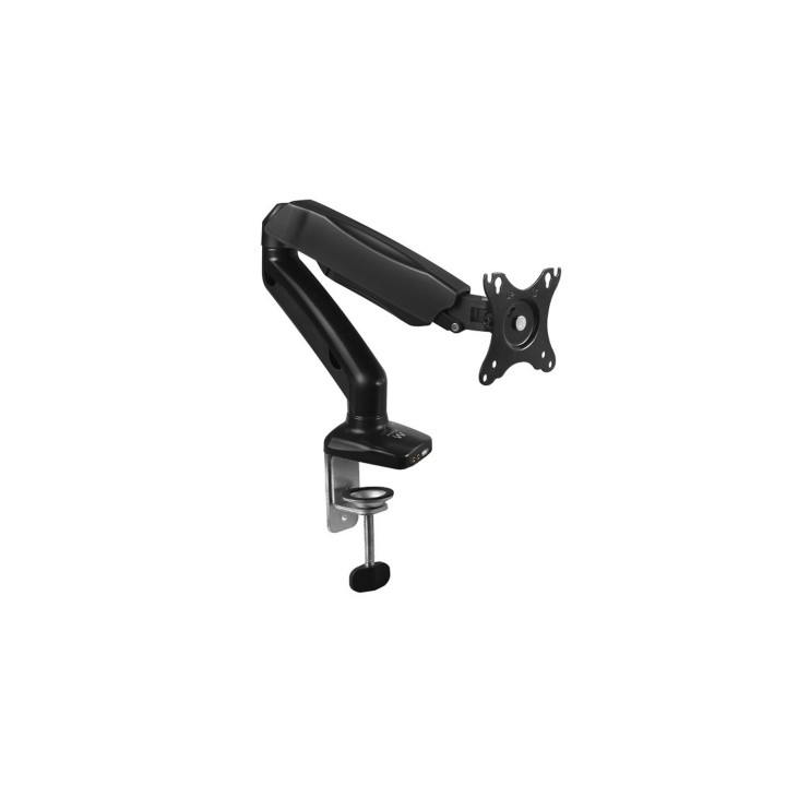 SOPORTE EWENT TV 1 MONITOR 13P - 27P MESA GAS NEGRO EW1515