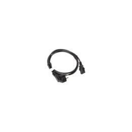 Lanberg  CA-C13C-10CC-0018-BK Cable de alimentación Negro 1,8 m C13 acoplador CEE7/7