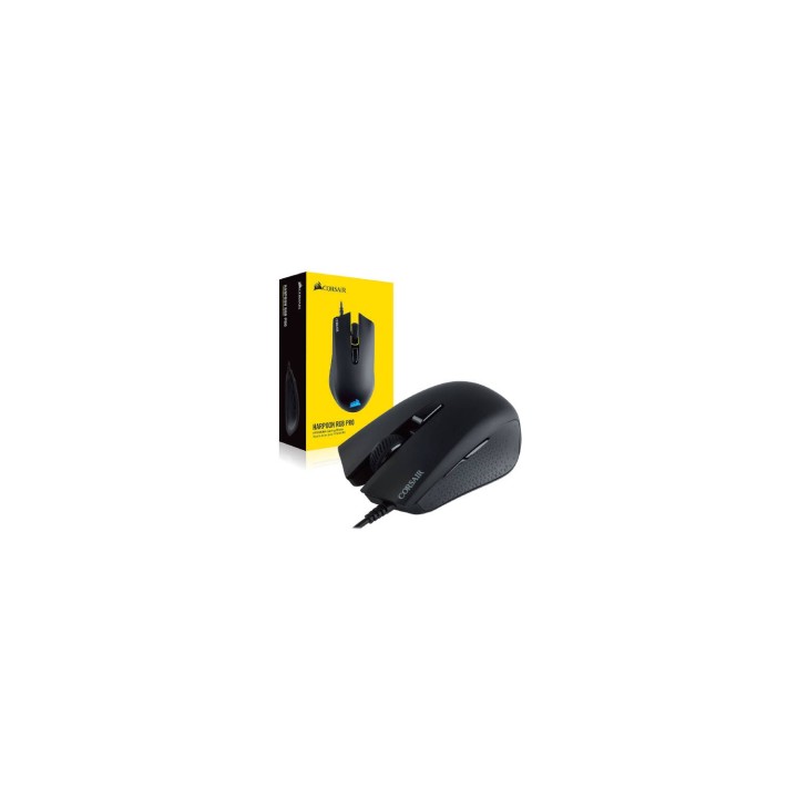 RATON CORSAIR HARPOON RGB PRO 12000DPI OPTICAL NEGRO GAMING CH-9301111-EU