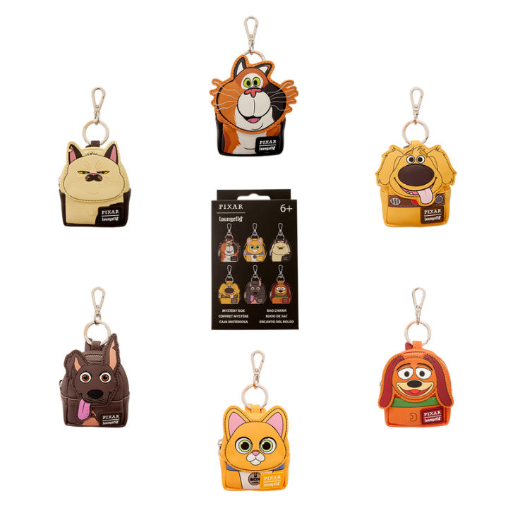 Llavero mini mochila Mystery Dogs & Cats Disney Pixar Loungefly