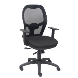 SILLA PIQUERAS Y CRESPO JORQUERA MALLA NEGRA ASIENTO BALI CON TRASLAK 15SNBALI840TK