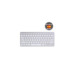 TECLADO EWENT BLUETOOTH SLIM PLATA EW3161