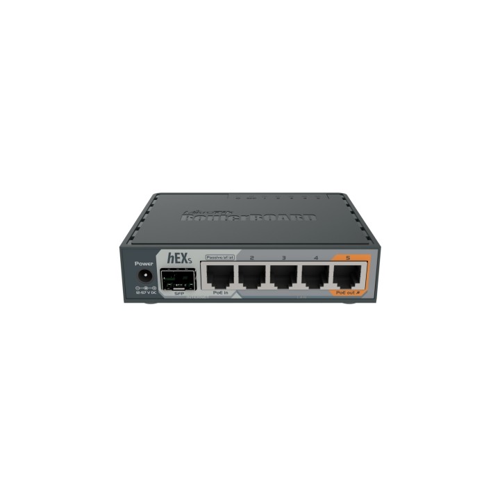 SWITCH MIKROTIK RB760iGS 5 PTOS GIGABIT NEGRO RB760iGS