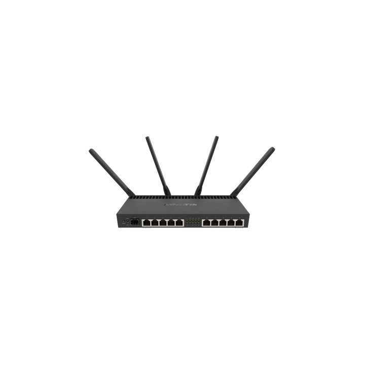 SWITCH MIKROTIK RB4011iGS+5HacQ2HnD-IN 10PTOS GIGABIT NEGRO RB4011iGS+5HacQ2HnD-