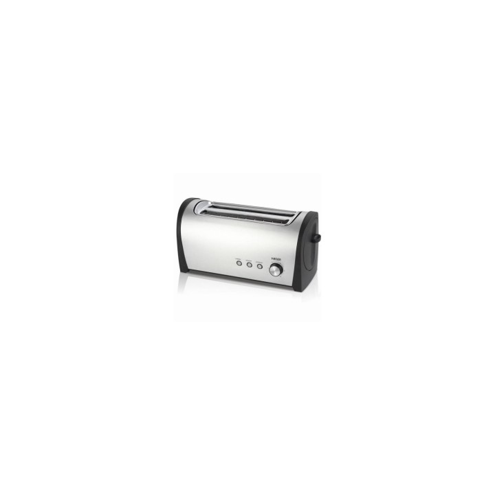 TOSTADOR DE PAN HAEGER DESAYUNO PLUS 1400W 2 RANURAS LARGAS 6 POSICIONES TOSTADO TO-14D.010A