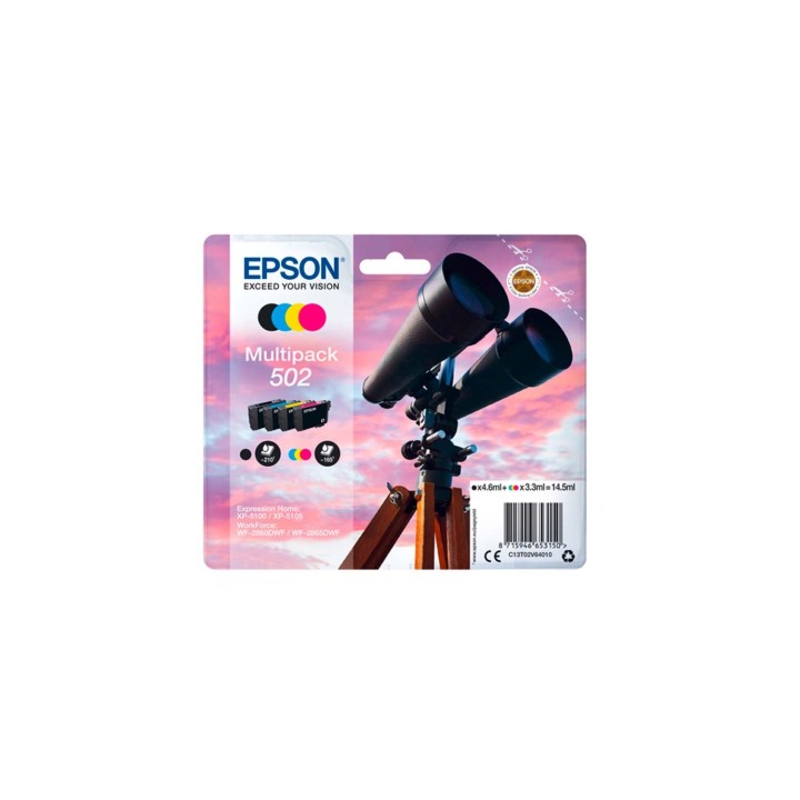 CARTUCHO EPSON 502 MULTIPACK C13T02V64010