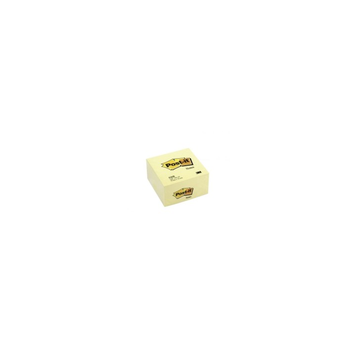 NOTAS ADHESIVAS POST-IT CUBO 3M COLOR AMARILLO 450 HOJAS 636-B