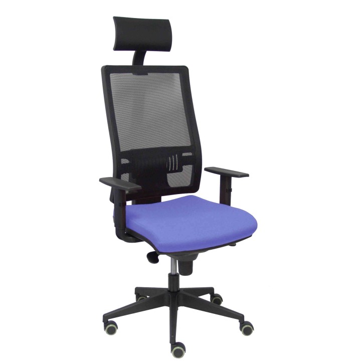 SILLA HORNA BALI CON CABECERO  AZUL CLARO 10SBALI261