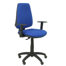 SILLA ELCHE CP BALI  BRAZOS REGULABLES RUEDAS DE PARQUET AZUL 14CPBALI229B10RP