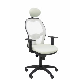 SILLA JORQUERA MALLA BLANCA CABECERO FIJO ASIENTO BALI GRIS 15SBBALI40C