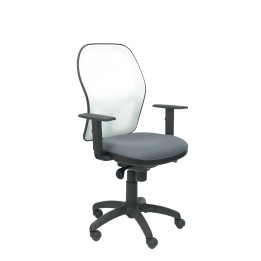 SILLA JORQUERA MALLA BLANCA ASIENTO BALI GRIS 15SBBALI600