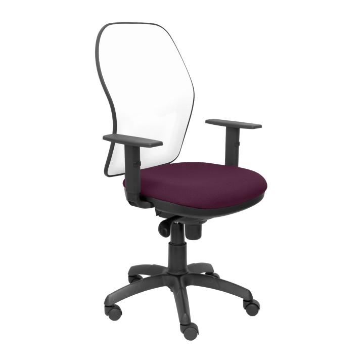 SILLA JORQUERA MALLA BLANCA ASIENTO BALI MORADO 15SBBALI760