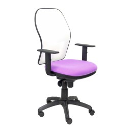 SILLA JORQUERA MALLA BLANCA ASIENTO BALI LILA 15SBBALI82