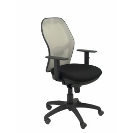 SILLA JORQUERA MALLA GRIS ASIENTO BALI NEGRO 15SGRBALI840