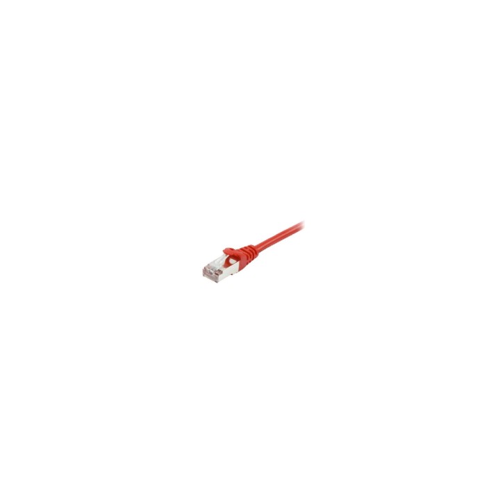 LATIGUILLO APANTALLADO EQUIP S/FTP CATEGORIA 6A 10G PIMF LOSH 1M ROJO 606503