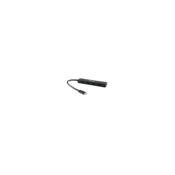 HUB USB 3.0 EQUIP LIFE USB-C A 4 PUERTOS TIPO A NEGRO 128954