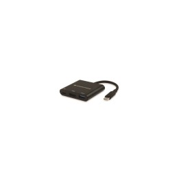 ADAPTADOR CONCEPTRONIC USB TIPO C MACHO A HDMI USB-C USB 3.0 HEMBRA NEGRO DONN01B